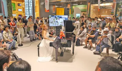 Osaka: Održan koncert Ane Vukazić povodom tri miliona posjetilaca prostora u kome je paviljon Crne Gore