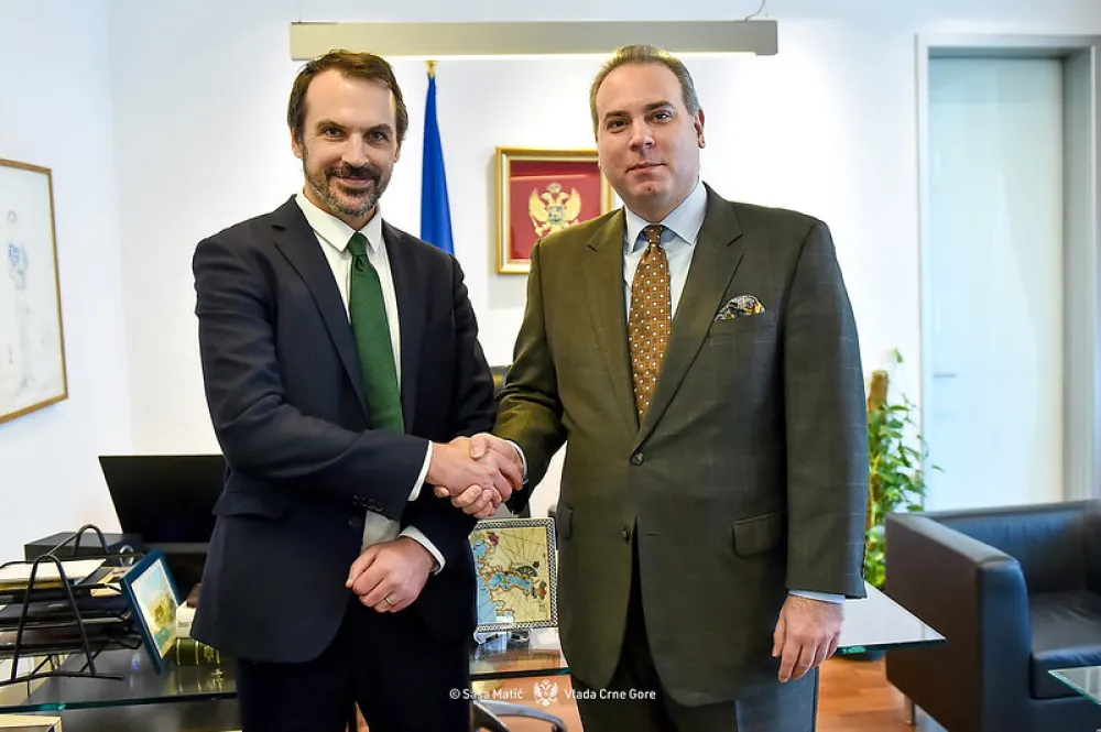 Ivanović primio u opro&scaron;tajnu posjetu ambasadora Irske: Nastavak podr&scaron;ke evropskim integracijama Crne Gore