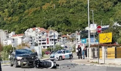 Motociklista te&scaron;ko povrijeđen u Meljinama