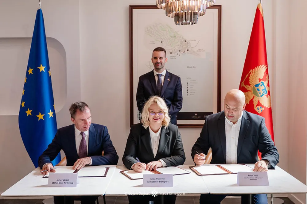 Maja Vukićević potpisala Memorandum o saradnji sa Wizz Airom
