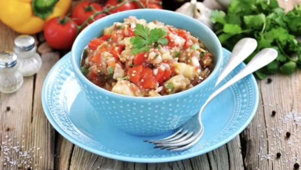 Recept za kremastu salatu od plavog patlidžana