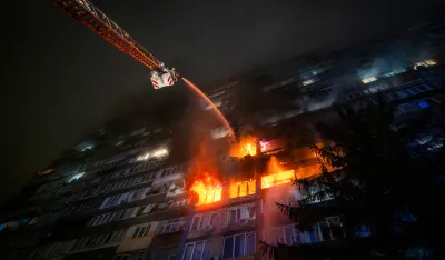 Požar izbio u obrazovnoj ustanovi u Zaporožju nakon ruskog napada dronom