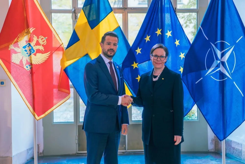 Milatović u &Scaron;vedskoj: Vrijeme da se pređe na izradu Ugovora o pristupanju Crne Gore EU
