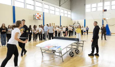 Započet projekat "Teqball u &scaron;kolama Podgorice"