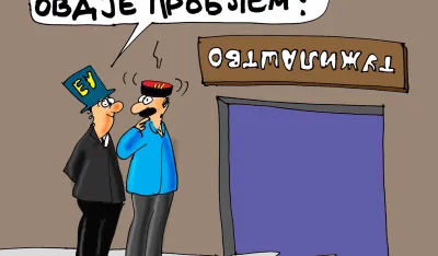 Goran &Scaron;ćekić karikatura Dana