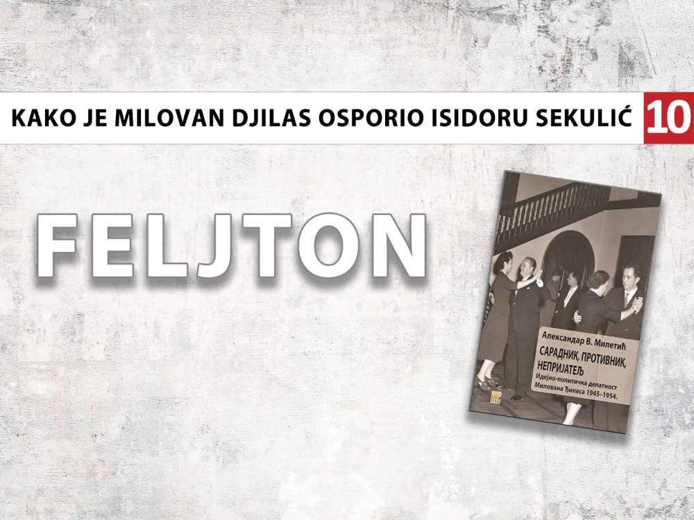 Kako je Milovan Đilas osporio Isidoru Sekulić 
