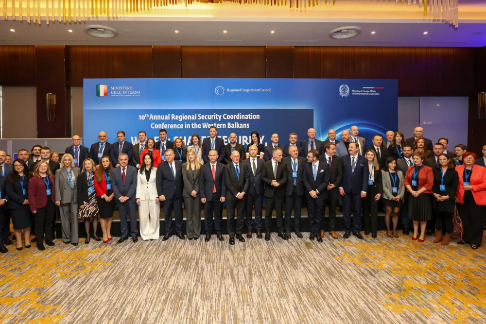 Decenija bezbjednosne saradnje: 10. Regionalna konferencija za koordinaciju u oblasti bezbjednosti otvorena u Skoplju
