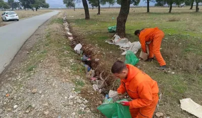 Radnici Čistoće na zadatku 