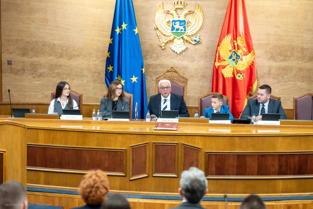 Predsjednik Skup&scaron;tine Crne Gore otvorio XIII zasijedanje Dječjeg parlamenta