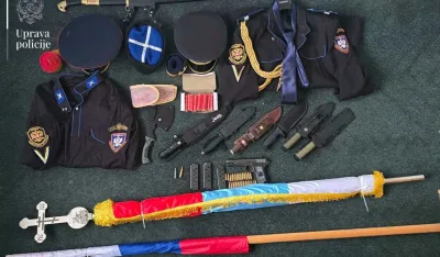 (FOTO) Izvedena operacija "Lugansk": Danilovgrađanin uhapšen zbog učestvovanja u ratu u Ukrajini