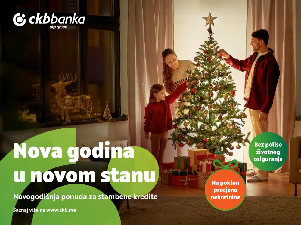 CKB novogodi&scaron;nja ponuda za stambene kredite 