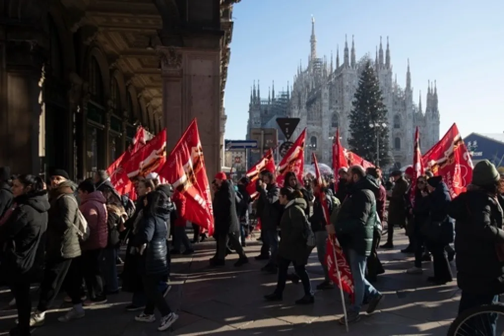 Generalni &scaron;trajk u Italiji: Desetine hiljada na protestima