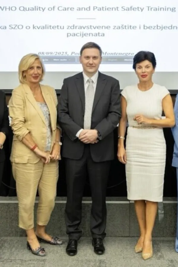 Ministarstvo zdravlja pokrenulo program obuke za unapređenje kvaliteta i bezbjednosti zdravstvene za&scaron;tite