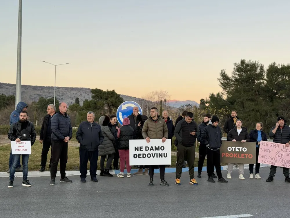 (VIDEO) Gornjogoričani poručili: Vratite nam zemlju ili blokiramo saobraćajnice