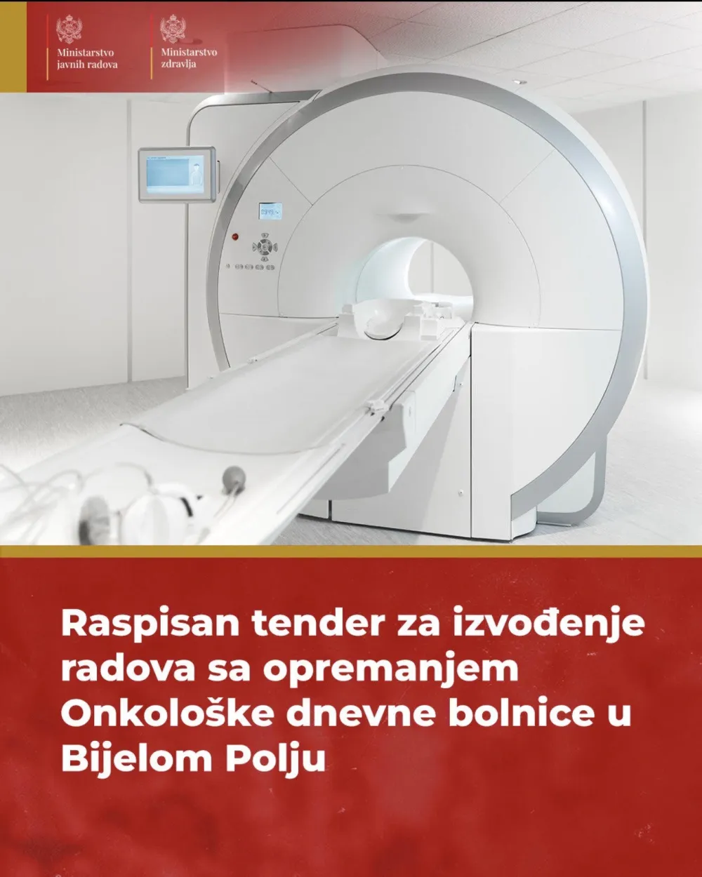 Raspisan tender za izgradnju Onkolo&scaron;ke dnevne bolnice u Bijelom Polju