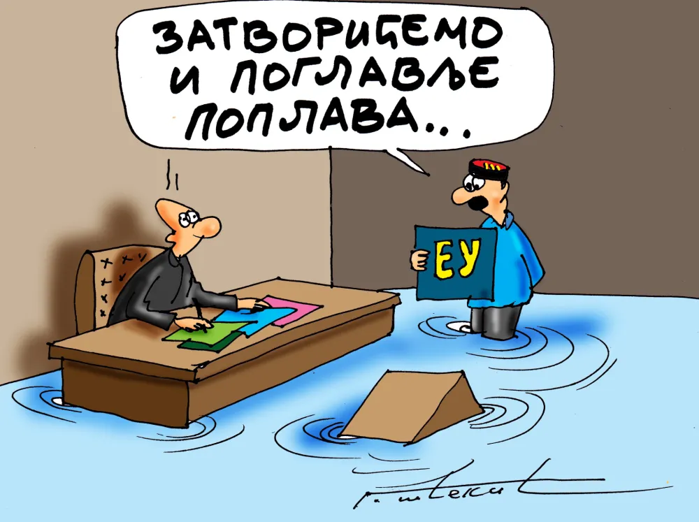 Goran &Scaron;ćekić karikatura Dana