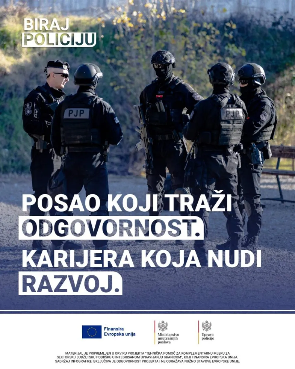 Novi javni poziv za zapo&scaron;ljavanje vi&scaron;e od 500 policajaca trajaće do 20. januara
