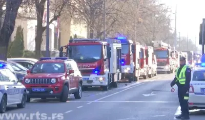 Gori zgrada Specijalnog suda u Beogradu, svi hitno evakuisani