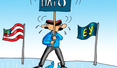 Goran &Scaron;ćekić karikatura Dana