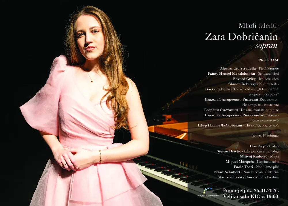 Prvi solistički koncert Zare Dobričanin