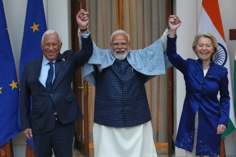  Ursula fon der Lajen i Narendra Modi