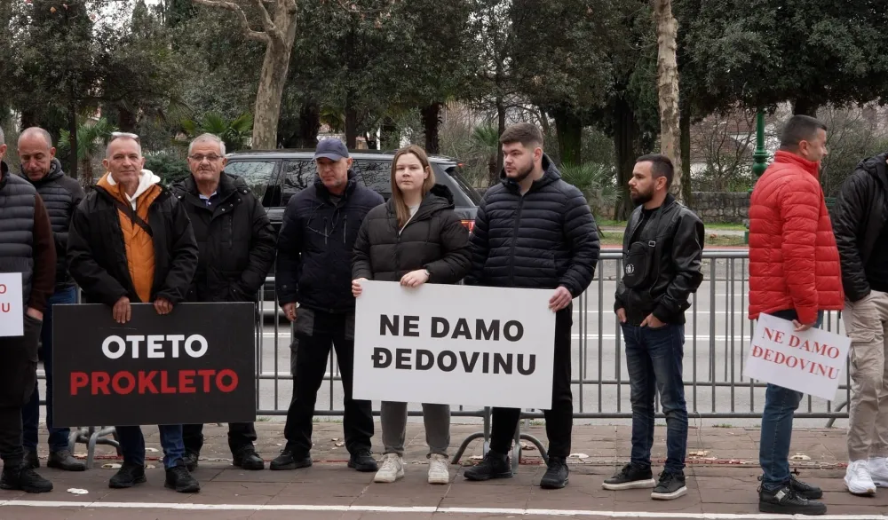 Protest mje&scaron;tana Gornje Gorice: "Želimo da nam se vrati zemlja, oteto je prokleto"