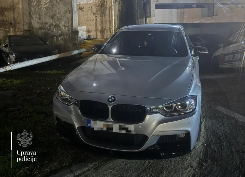 Ulcinjaninu oduzet BMW