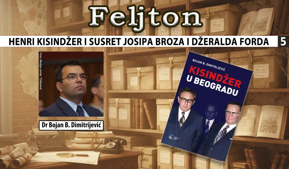 Henri Kisindžer i susret Josipa Broza i Džeralda Forda
