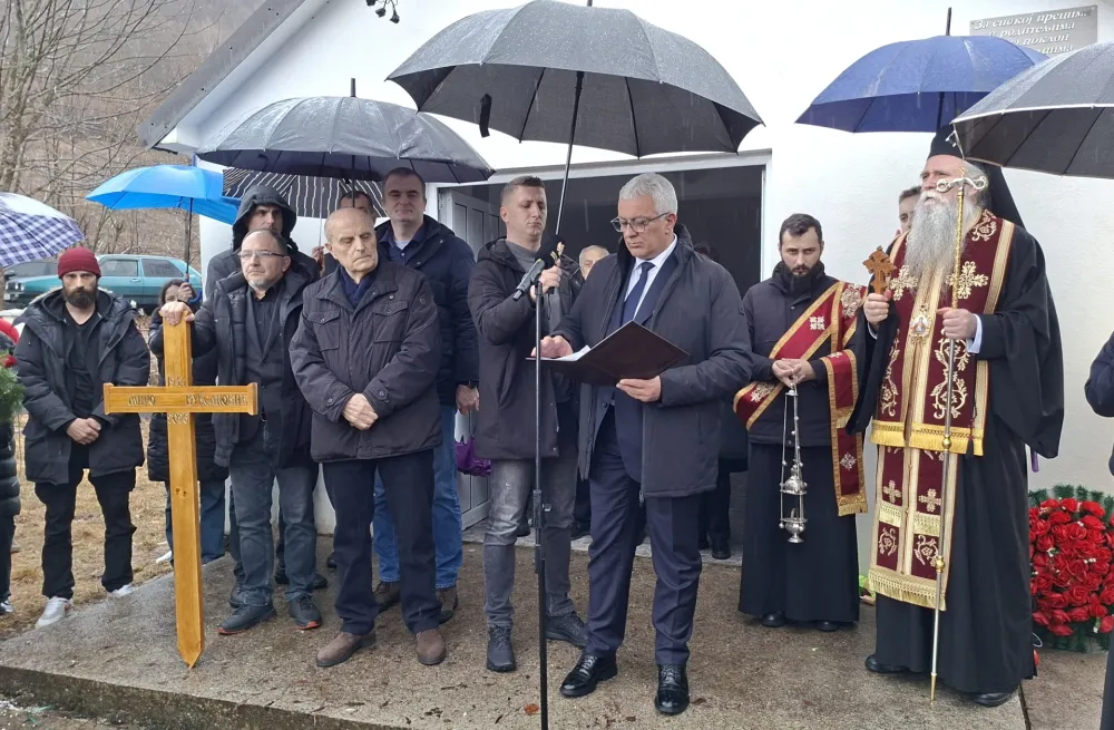 SAHRANJEN AKADEMIK MIRO VUKSANOVIĆKRNJA JELA, &Scaron;AVNIK