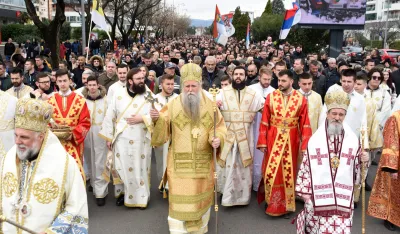 Danas litija povodom praznika Stefana Nemanje, zatvoreno vi&scaron;e saobraćajnica u Podgorici