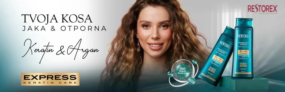 RESTOREX Keratin & Argan &ndash; Profesionalna obnova kose iznutra i spolja 