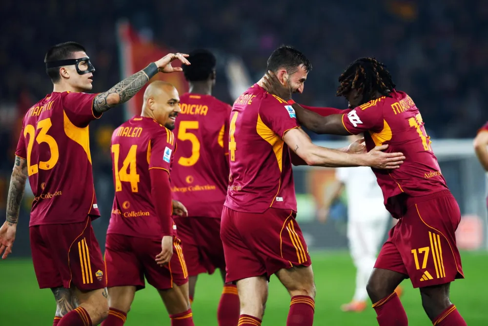 Slavlje fudbalera Rome