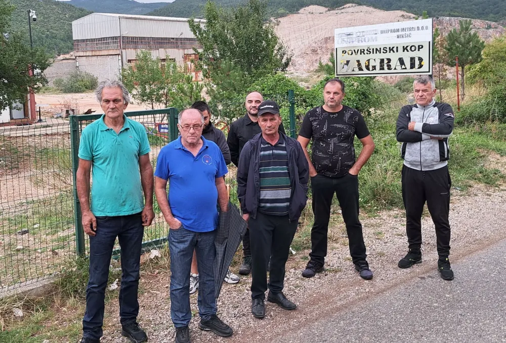 Протест упозорења дијела мјештана села Заград