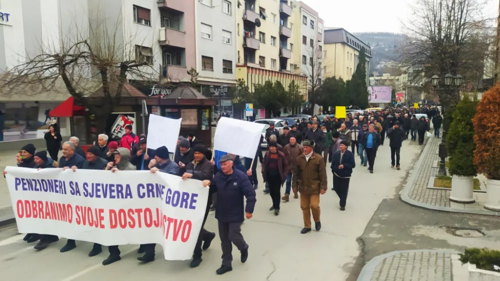 Pokret penzionera Crne Gore poziva na protest 23. marta: Nećemo dozvoliti da nas bilo ko ponižava