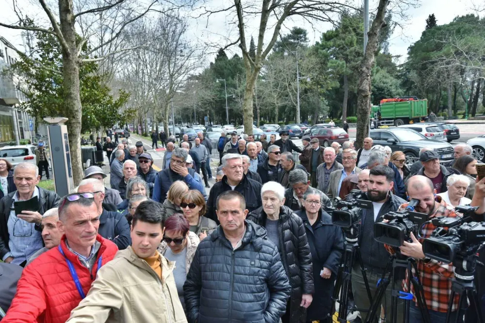Protest penzionera
