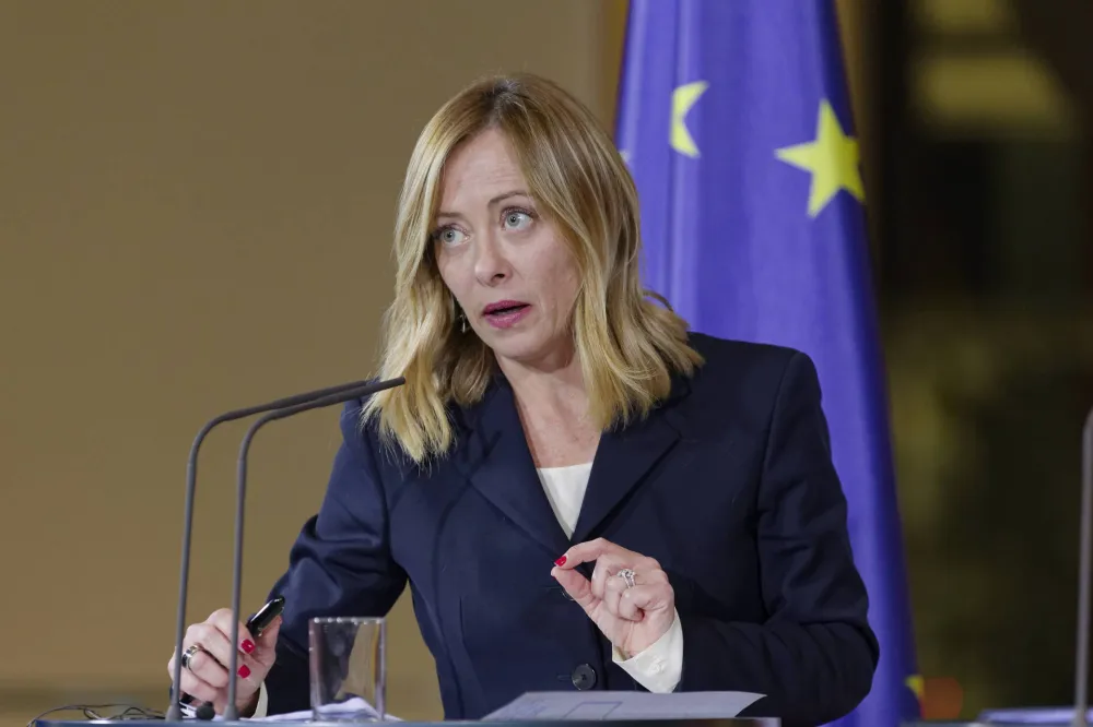 Meloni: Italija suspendovala bezbjednosni sporazum sa Izraelom