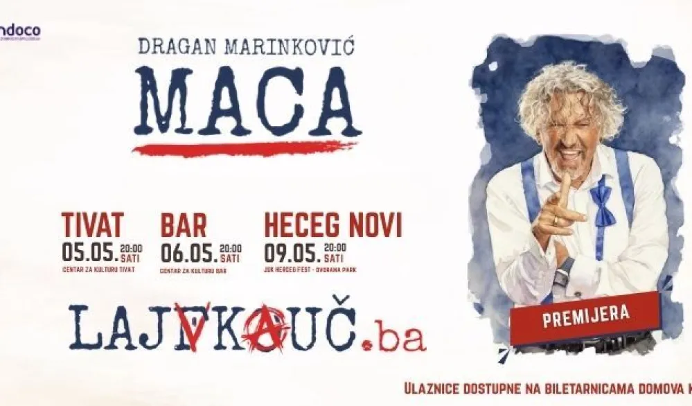 PREDSTAVA "LAJFKOUČ.BA", MINI CRNOGORSKA TURNEJA