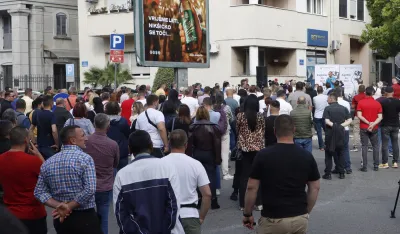 Са јучерашњег протеста 