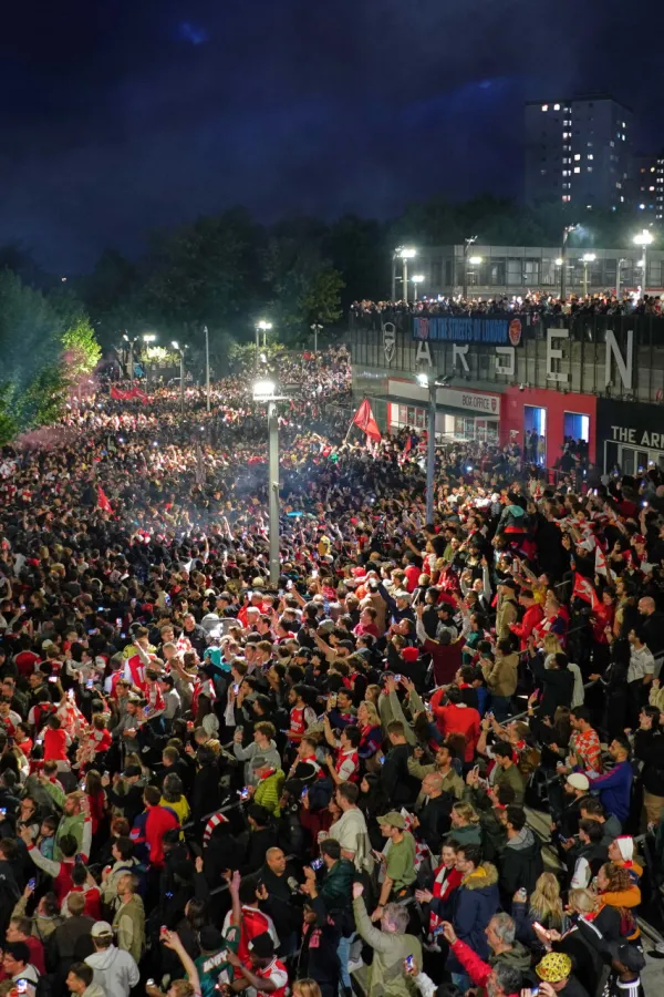 Navijača Arsenala proslavili titulu