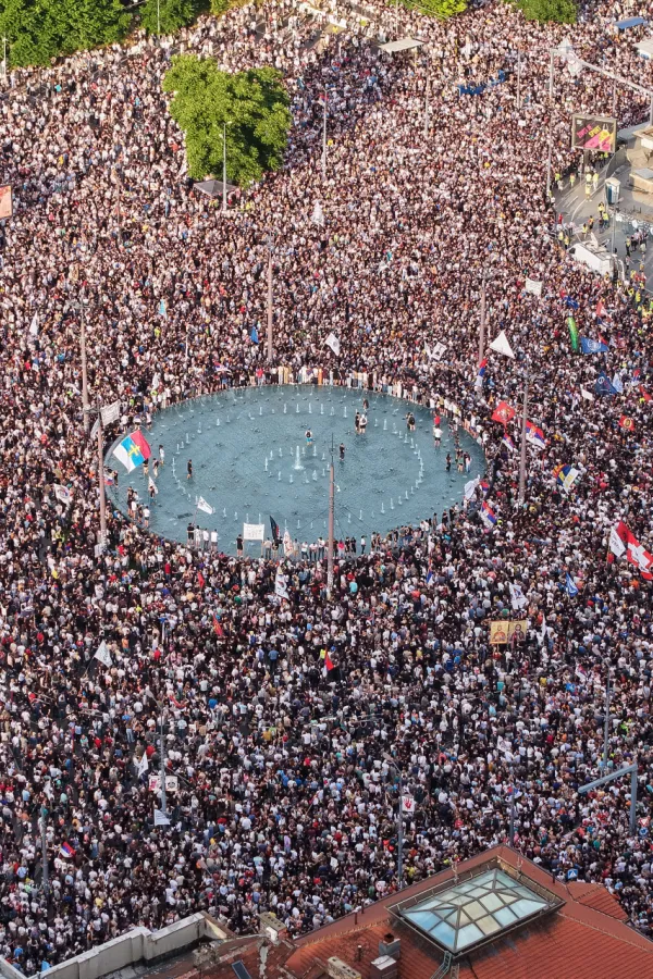 Arhiv javnih skupova: "Drugi najveći protest u Srbiji od pada Milo&scaron;evića"