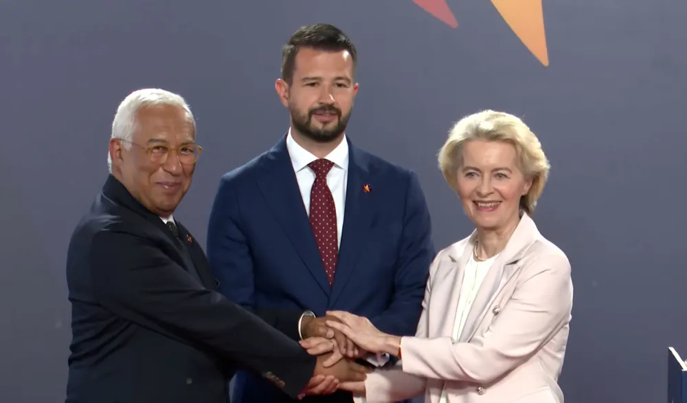 Ursula Fon der Lajen, Jakov Milatović, Antonio Ko&scaron;ta 