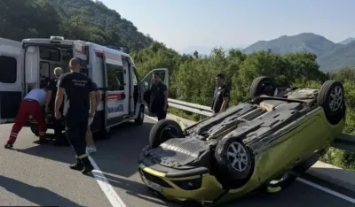 Udes na Kruševom ždrijelu, povrijeđena jedna osoba